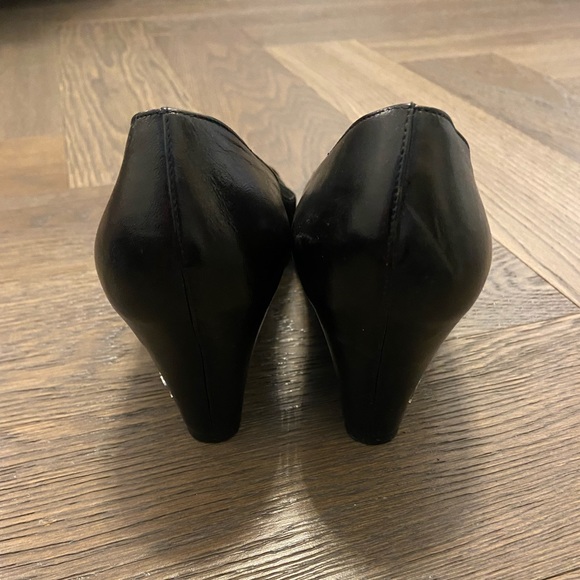 Chanel Patent Toe Leather Wedge - Picture 4 of 7